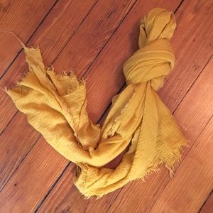 Yellow Zara scarf